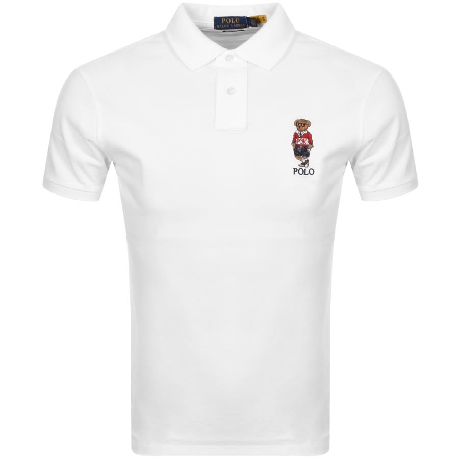 Alternative Image for ProductRalph Lauren Slim Fit Polo T Shirt White1